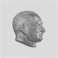 ATA VE BAYRAK ROZET (BEYAZ PROFİL)