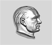 ATA VE BAYRAK ROZET (BEYAZ PROFİL)