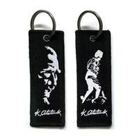 NAKIŞ ANAHTARLIK RESİMLİ (SİYAH)